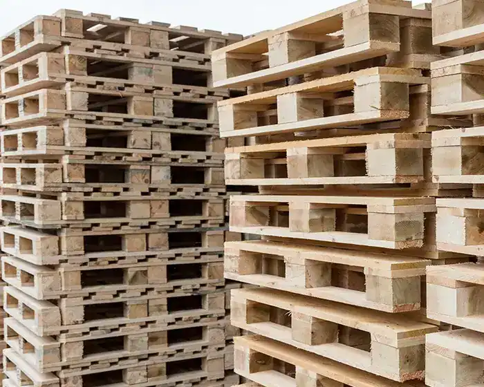 Pallets de madera tratados para exportación según la norma NIMF 15